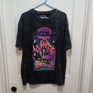 Unisex Led Zeppelin Band Short Sleeve T-Shirt Size Large